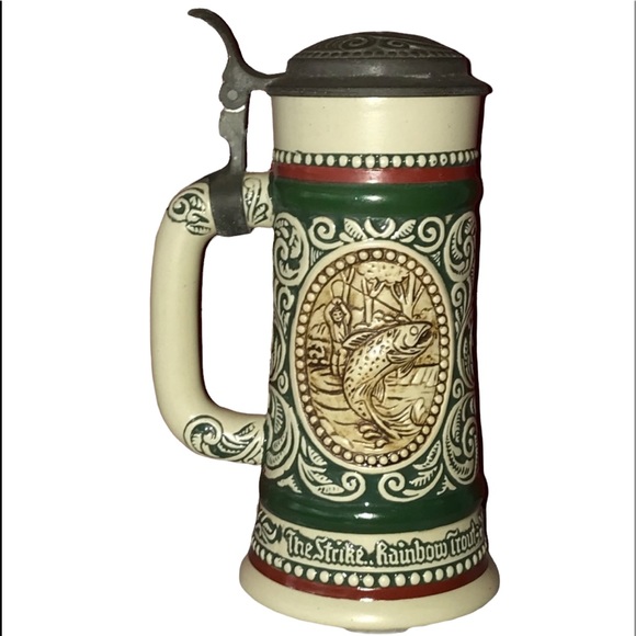 AVON Beer Stein Hunting Fishing Mug 1978 - Picture 10 of 10